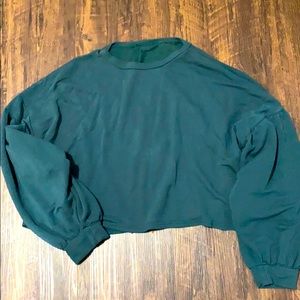 Puff Sleeve Crop Top